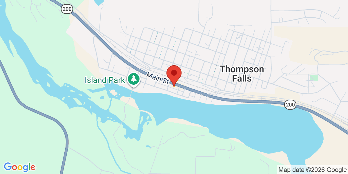 Map of Thompson Falls Public Library